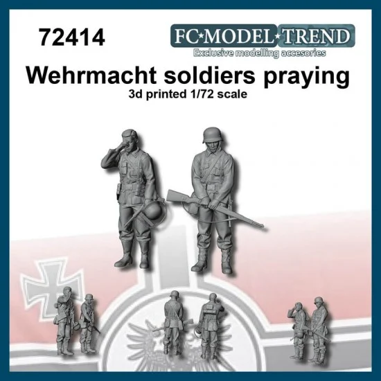 FC Model Trend 72414 1/72 Wehrmacht Soldiers Praying - Model Figures