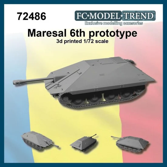 FC Model Trend 72486 1/72 Maresal 6 Prototype Romanian Tank Hunter - Military Vehicles & Tanks