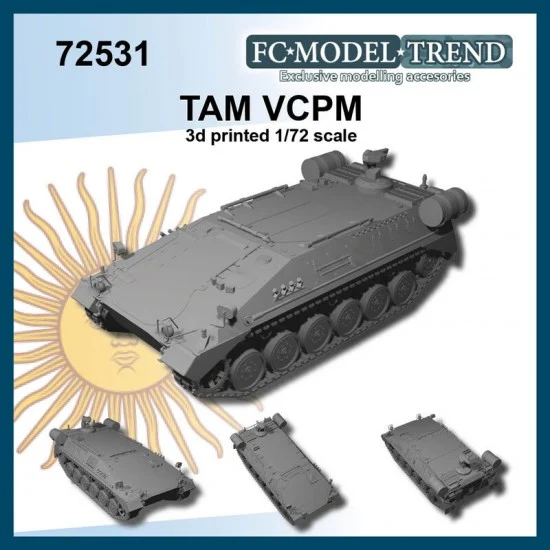 FC Model Trend 72531 1/72 TAM VCPM Medium Tank - Military Vehicles & Tanks
