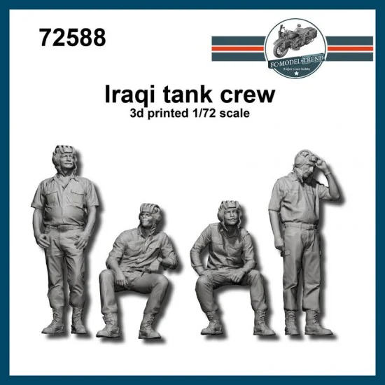 FC Model Trend 72588 1/72 Iraq Tank Crews (4 figures) - Model Figures