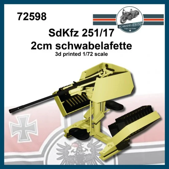 FC Model Trend 72598 1/72 SdKfz 251/17 2cm Schwebelafette - Military Vehicles & Tanks