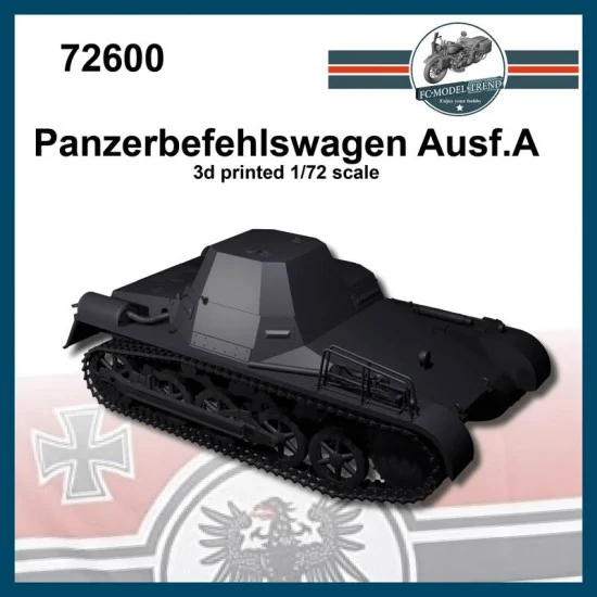 FC Model Trend 72600 1/72 Panzerbefehlswagen Ausf.A - Military Vehicles & Tanks