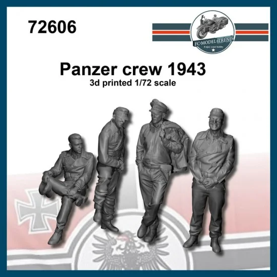 FC Model Trend 72606 1/72 Panzer Crews 1943 (4 figures) - Model Figures