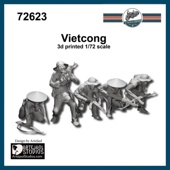 FC Model Trend 72623 1/72 Vietcong (5 figures) - Model Figures