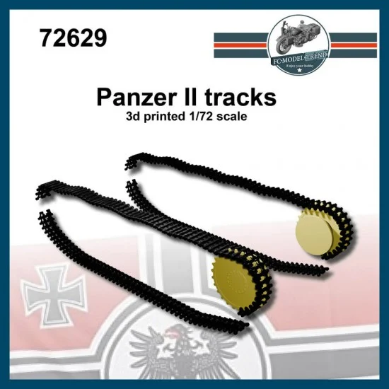 FC Model Trend 72629 1/72 Panzer II Tracks - Military Vehicles & Tanks