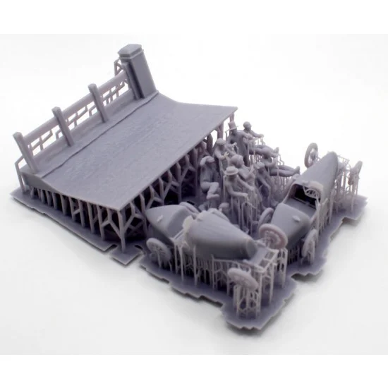FC Model Trend 72639 1/72 Diorama Grand Prix 1930 - Model Figures