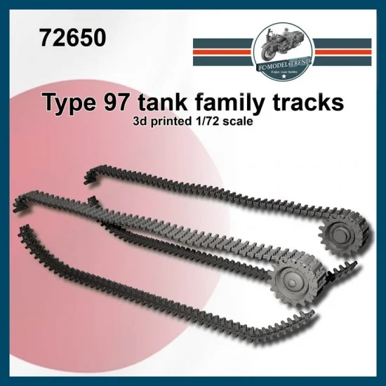FC Model Trend 72650 1/72 Type 97 and Family Tracks - Military Vehicles & Tanks