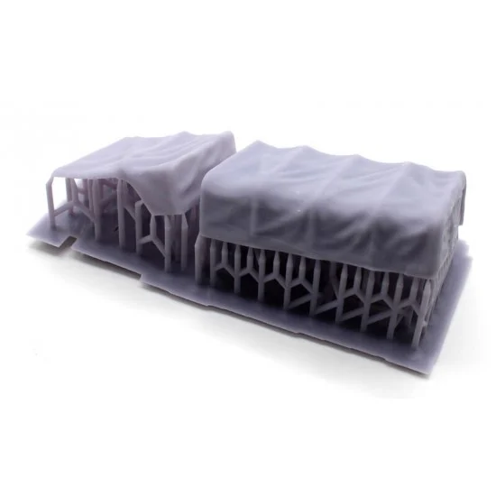 FC Model Trend 72651 1/72 Sdkfz 9 Famo Canvas Covers - Military Vehicles & Tanks