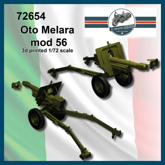 FC Model Trend 72654 1/72 Oto Melara Mod 56 - Military Vehicles & Tanks