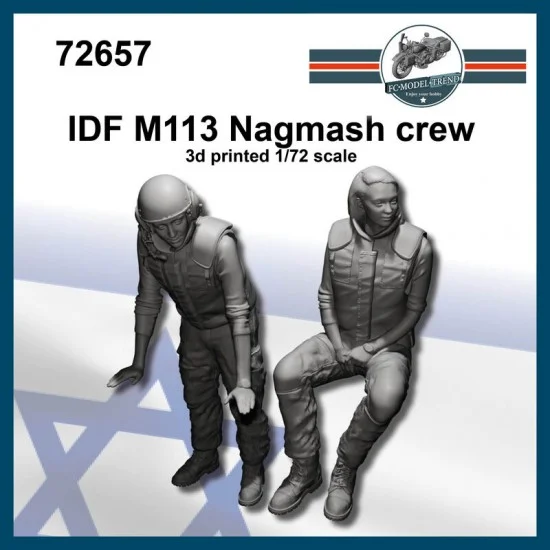 FC Model Trend 72657 1/72 IDF M113 Crews (2 figures) - Model Figures