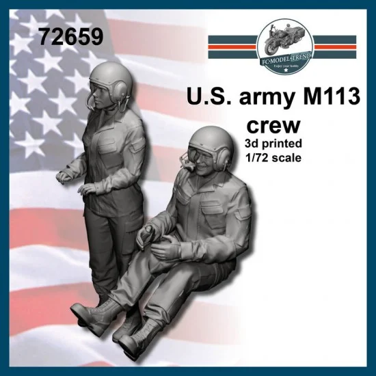 FC Model Trend 72659 1/72 Modern M113 Crews (2 figures) - Model Figures