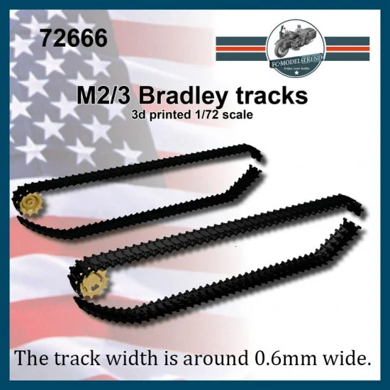 FC Model Trend 72666 1/72 M2/3 Bradley Tracks - Military Vehicles & Tanks