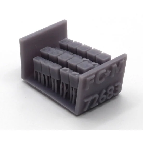 FC Model Trend 72683 1/72 WWII British 2 and 4 Gallon Fuel Container "Flimsy" - Scenics & Diorama
