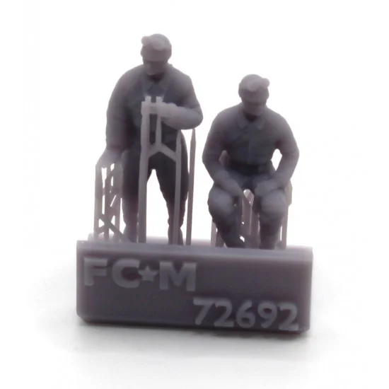 FC Model Trend 72692 1/72 WWII Japanese Tank Crews (2 figures) - Model Figures
