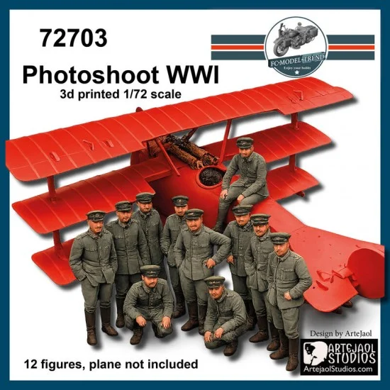 FC Model Trend 72703 1/72 WWI Photoshoot (12 figures) - Model Figures