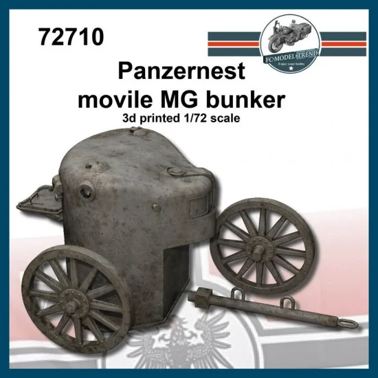 FC Model Trend 72710 1/72 Panzernest Mobile MG Bunker - Military Vehicles & Tanks