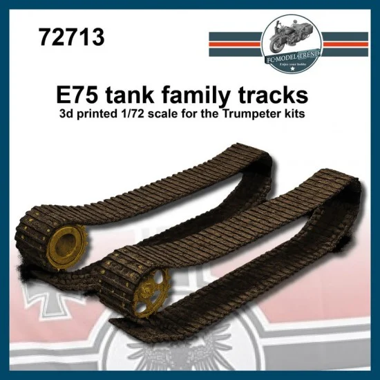 FC Model Trend 72713 1/72 E75 Tanks Family Tracks for Trumpeter kit - Military Vehicles & Tanks
