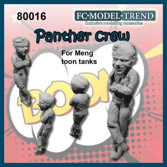 FC Model Trend 80016 Q Figure - Panther Crew for Meng WWT Toon Tanks (1 figure)