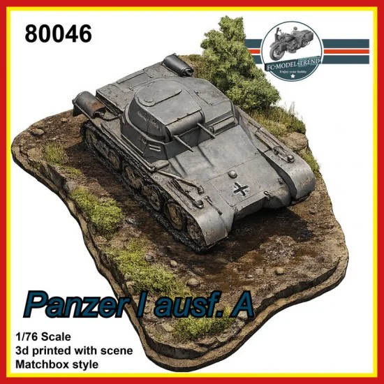 FC Model Trend 80046 1/76 Panzer I Ausf.A Diorama - Military Vehicles & Tanks