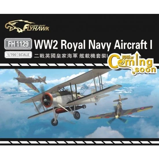 Flyhawk 1129 1/700 WWII Royal Navy Aircraft Set No.1 - Model Planes