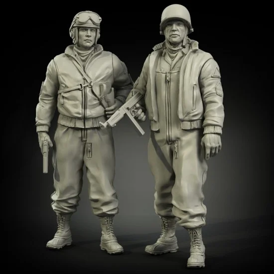 Panzer Art FI35-006 1/35 US Army Tanker in Winter Clothes set (2 figures)