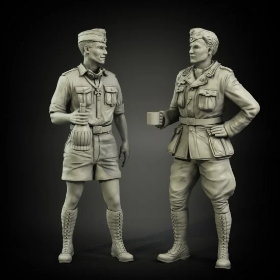 Panzer Art FI35-086 1/35 DAK Tankers RK Award Ceremony Set (2 figures)