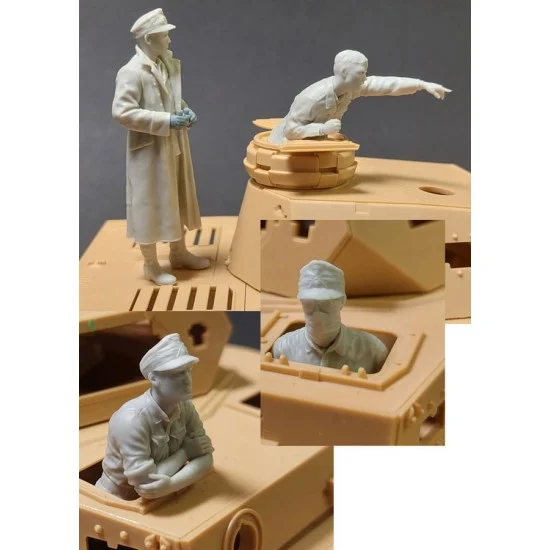 Panzer Art FI35-253 1/35 DAK Pz. IV Tank Crew Set (4 figures)