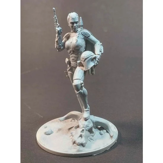 Panzer Art FI75-016 75mm Scale Mandalorian Commando Fantasy/SF Resin Figure