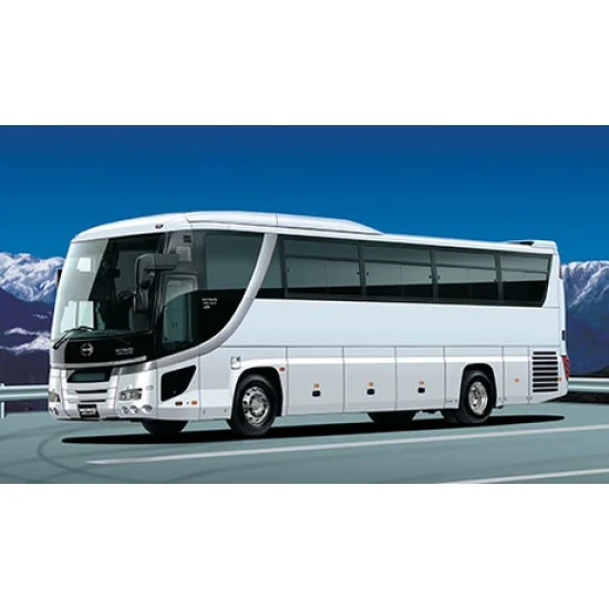 Fujimi BUS-1 EX-1 1/32 Hino Selega Super Hi Decker with Driver and Tour Conductor Figure