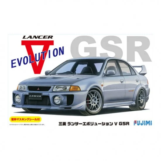 Fujimi 03919 1/24 Mitsubishi Lancer Evolution V GSR w/Masks - Model Cars