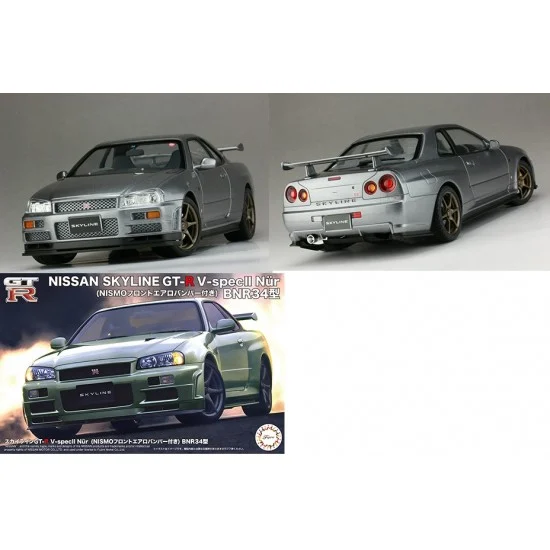Fujimi 04666 1/24 Skyline GT-R V-specII Nur w/Nismo Front Aero Bumper (ID-285)