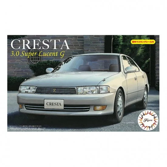 Fujimi 04698 1/24 Toyota Cresta 3.0 Super Lucent w/Window Frame Masking (ID-120)