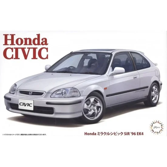 Fujimi 04706 1/24 Honda Miracle Civic SiR '96 EK4 (ID-184)