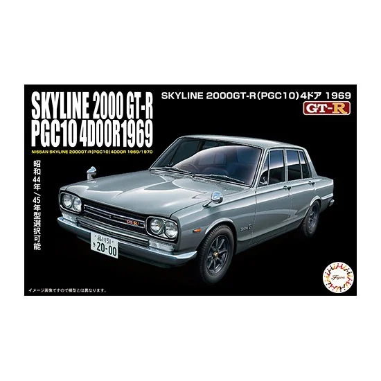 Fujimi 04715 1/24 Nissan Skyline 2000 PGC-10 4Door GT-R '69 [ID-3]