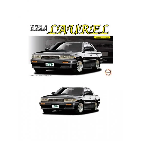 Fujimi 04721 1/24 Nissan Laurel Medalist Club S HC33 with Window Frame Masking Seal [ID-181]