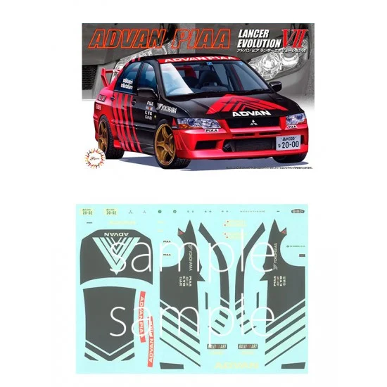 Fujimi 04762 1/24 Advan-Piaa Mitsubishi Lancer Evolution VII [ID-307]
