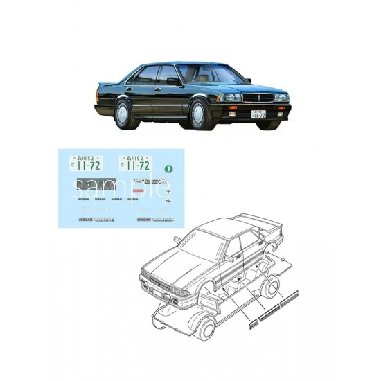 Fujimi 04767 1/24 Cedric V20E Gran Turismo (Y31) (High Society Car Version) [HC-3]