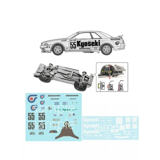 Fujimi 04768 1/24 Kyoseki Skyline GP-1 Plus (Skyline GT-R [BNR32 Gr.A]) 1992 [ID-312]