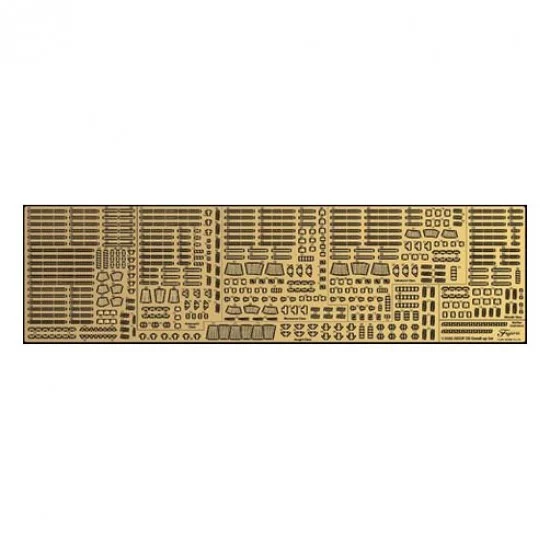Fujimi 11649 1/3000 Genuine Photo-Etched Parts for JMSDF Destroyer DD (NP G-up No7)