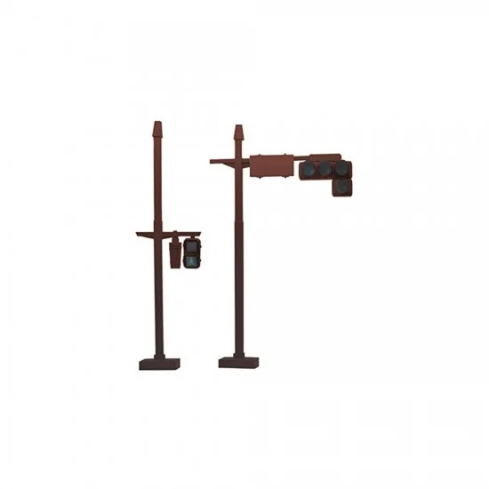 Fujimi 11655 1/24 The Signal Set Special Edition for Vehicle/Crosswalk Brown (GT-35 EX-1)
