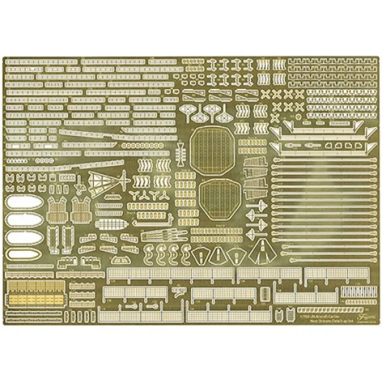 Fujimi G-up No136 1/700 Ship NEXT Japanese Navy Aircraft Carrier Shinano Genuine Etching Parts