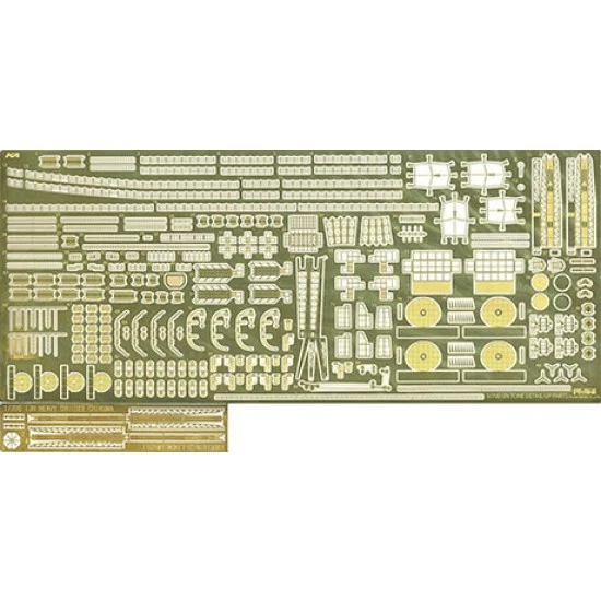 Fujimi G-up No33 1/700 Japanese Navy Heavy Cruiser Chikuma Exclusive Etching Parts