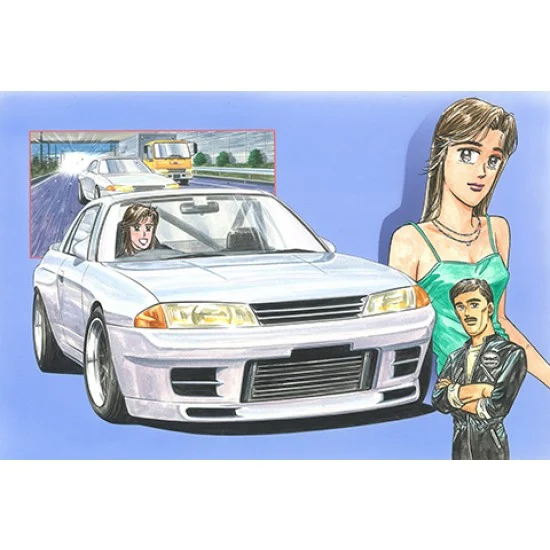 Fujimi 17200 1/24 Wangan Series - Nissan Skyline GT-R (R32) Rena [WM-3]