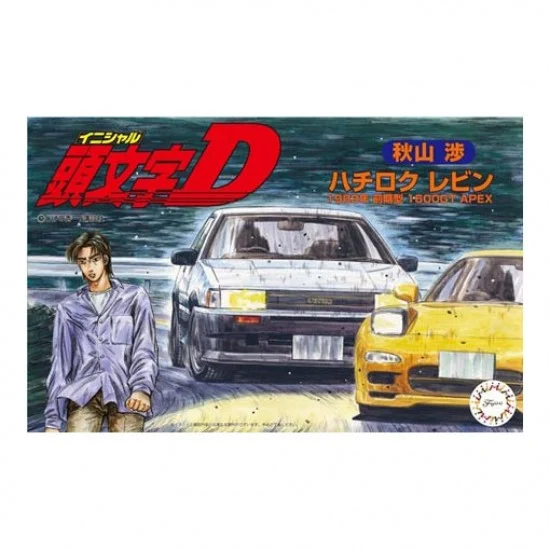 Fujimi 18361 1/24 (ISD6) Initial D Toyota AE86 Levin 1983 1600GT APEX Wataru Akiyama Ver. - Model Cars