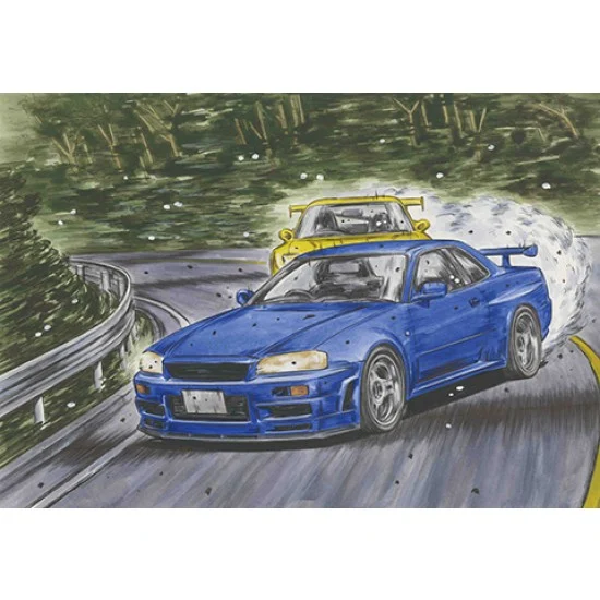 Fujimi 18390 1/24 Initial D - Skyline GT-R (BNR34) Kozo Hoshino [ISD-22]