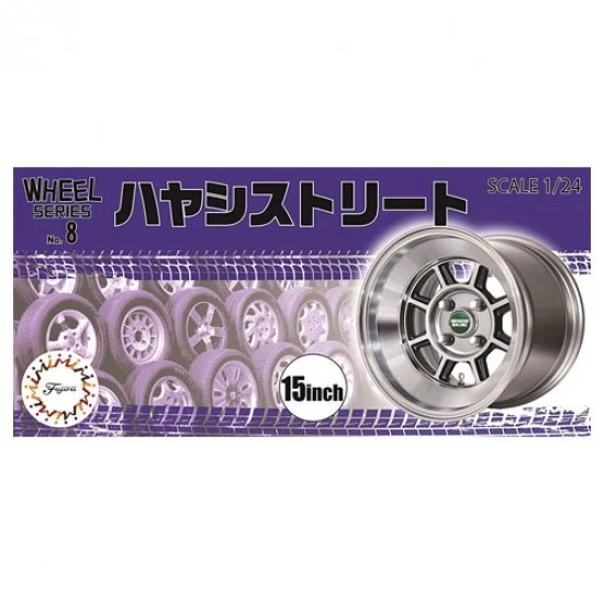 Fujimi 19349 1/24 Hayashi Street 15inch (Wheel-08)