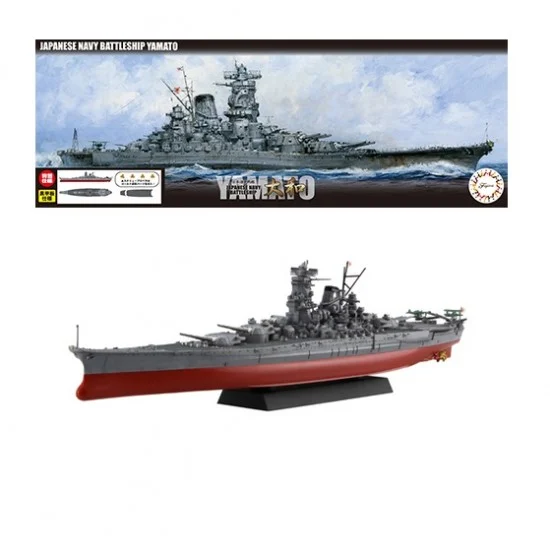 Fujimi 46086 1/700 IJN Battleship Yamato Special Edition Black Deck [NX-1 EX-3]