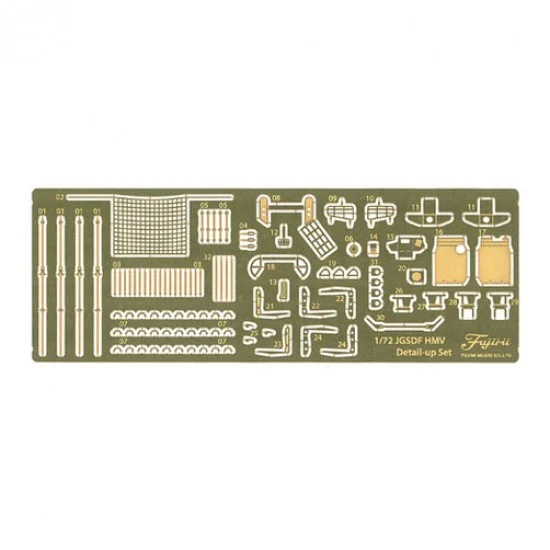 Fujimi 72334 1/72 Genuine Photo-Etched Parts for JGSDF HMV (Mi-206)