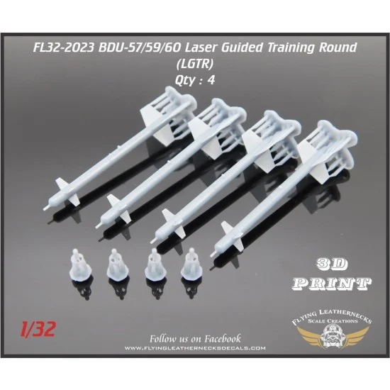 Flying Leathernecks FL32-2023 1/32 LGTR (Laser Guided Training Round) (4pcs)