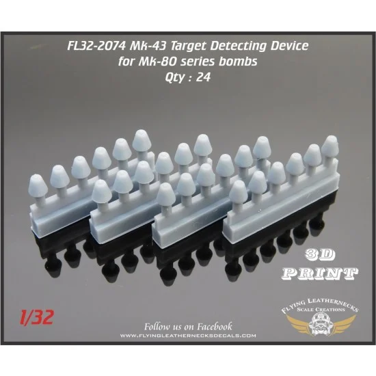 Flying Leathernecks FL32-2074 1/32 Mk-43 Target Detecting Device for Mk-80 series Bombs (24)